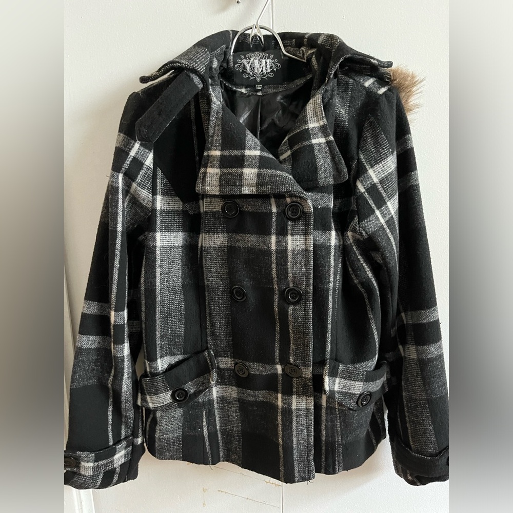 YMI Plaid Women’s Coat